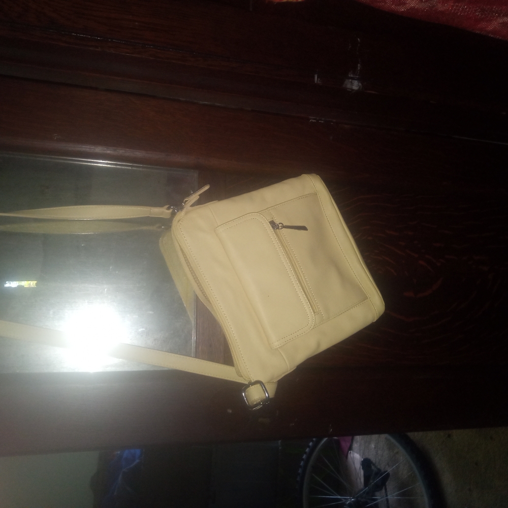 Elegant Cream Crossbody Bag